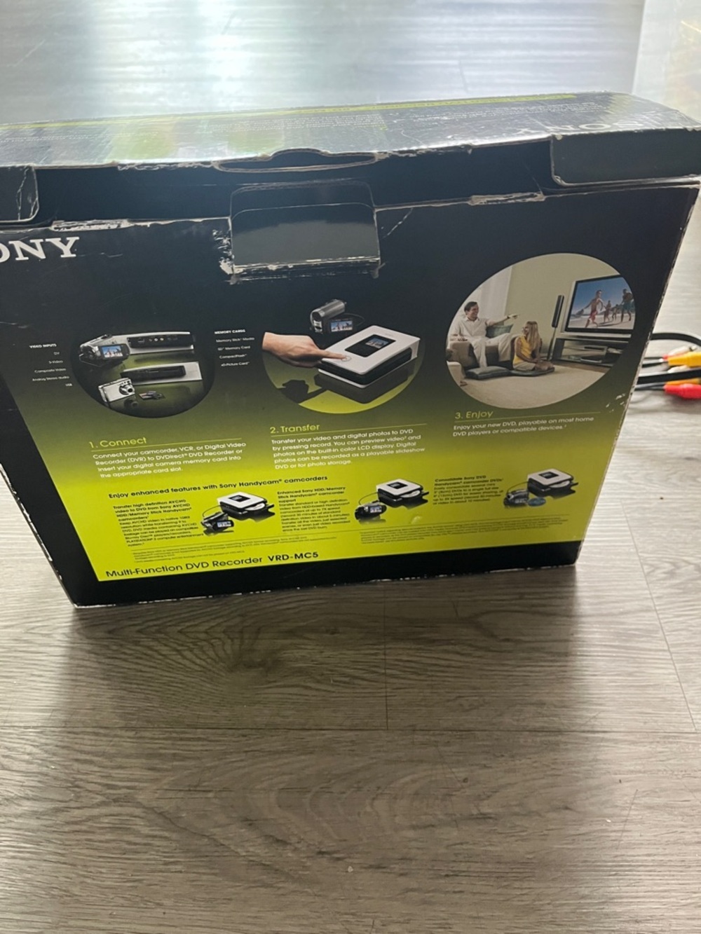 Sony Multi-Function DVD Recorder VRD-MC5 — White/Black - Picture 4 of 4